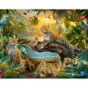 Puzzle 1500 pièces : Léopards dans la jungle - Ravensburger