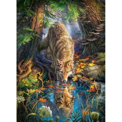 Puzzle 1500 pièces : Loup dans la nature - Castorland