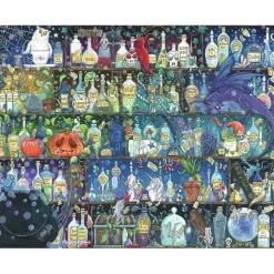 Puzzle 2000 pièces : L'étagère à potions, Zoe Sandler - Ravensburger