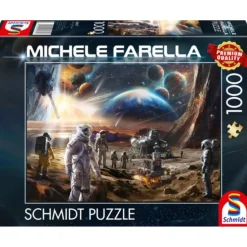 Puzzle 1000 pièces : L’ultime frontière : missions spatiales - Michele Farella - Schmidt
