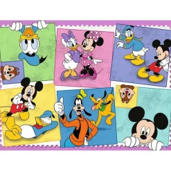 Puzzle 45 pièces : Lunivers colore de Mickey - Disney Mickey Mouse - Nathan