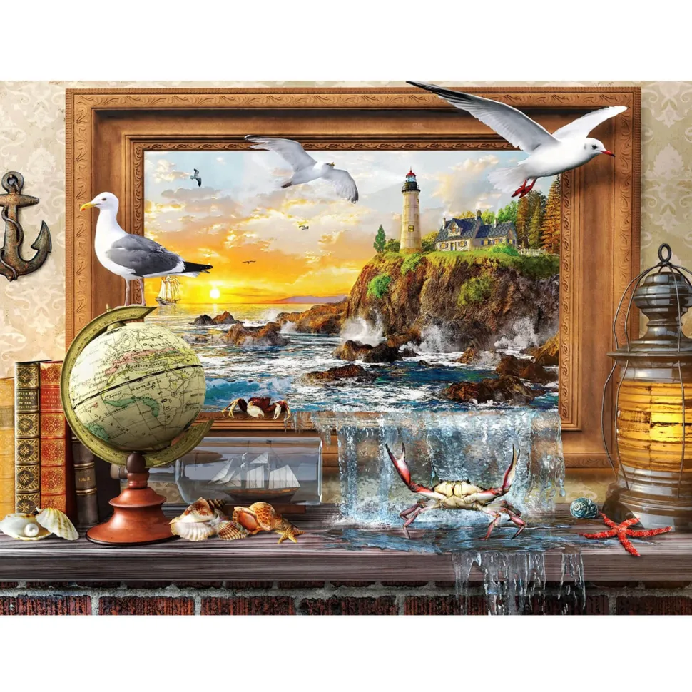 Puzzle 1000 pièces : L'univers marin prend vie - Anatolian