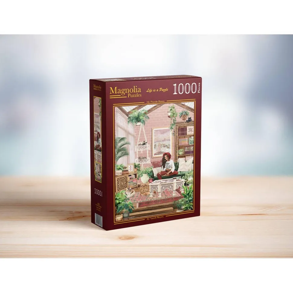 Puzzle 1000 Pièces : Ma Salle de Puzzle - Magnolia