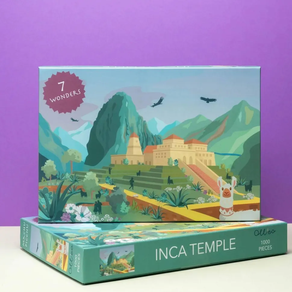Puzzle 1000 pièces : Machu Picchu - Temple inca - Olleo
