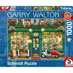 Puzzle 1000 pièces : Magasin d'électronique - Schmidt