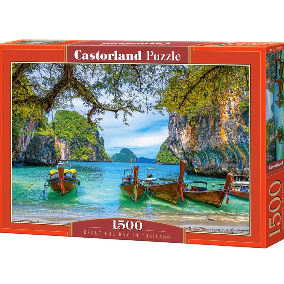Puzzle 1500 pièces : Magnifique Baie de Thaïlande - Castorland