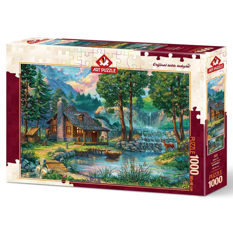Puzzle 1000 pièces : Maison de conte de fées - Art Puzzle