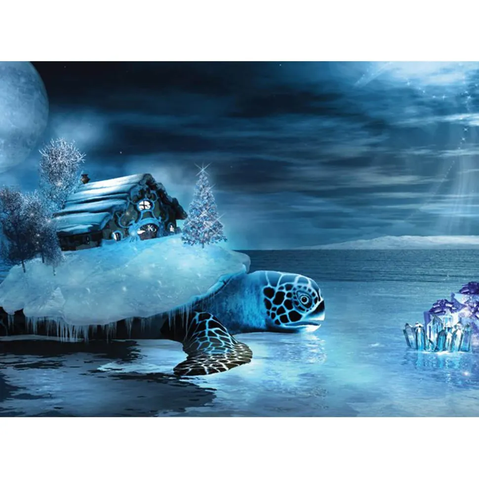 Puzzle 1000 pièces : Maison et Tortue - Magnolia