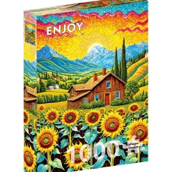 Puzzle 1000 Pièces : Maison Tournesol - EnjoyPuzzle