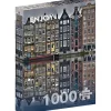 Puzzle 1000 pièces : Maisons d'Amsterdam - EnjoyPuzzle