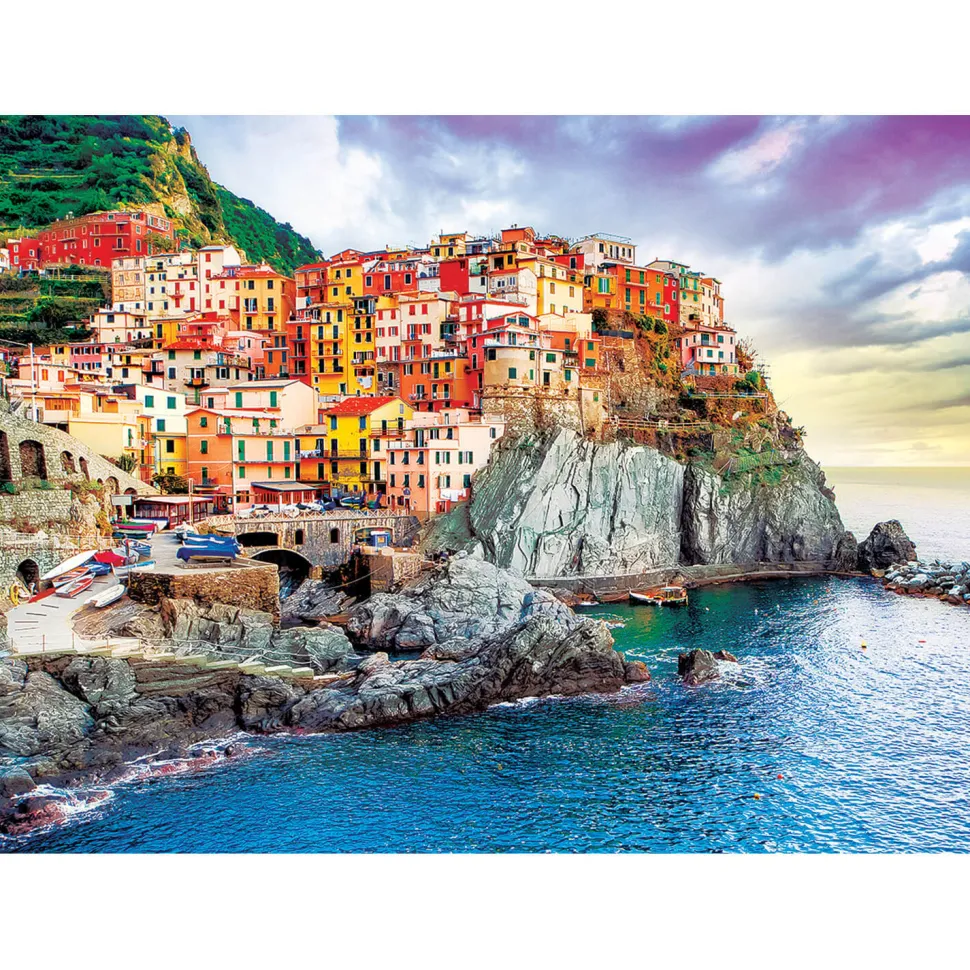Puzzle 1000 pièces : Manarola Cinque-Terre, Italie - Eurographics