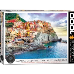 Puzzle 1000 pièces : Manarola Cinque-Terre, Italie - Eurographics
