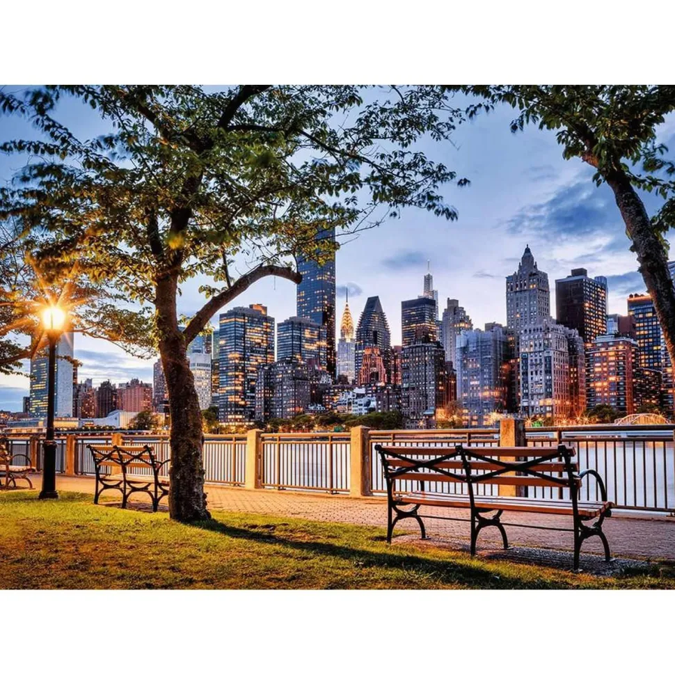 Puzzle 1000 pièces : Manhattan au crepuscule - Nathan