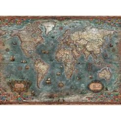 Puzzle 8000 pièces : Mappemonde historique - Educa