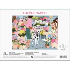 Puzzle 1000 pièces : Marché aux fleurs - Galison