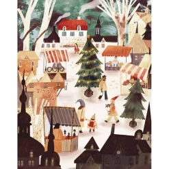 Puzzle 1000 pièces : Marché de Noël - New York Puzzle Company