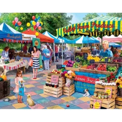Puzzle 750 pièces : Marché fermier - Corner Market - Master Pieces