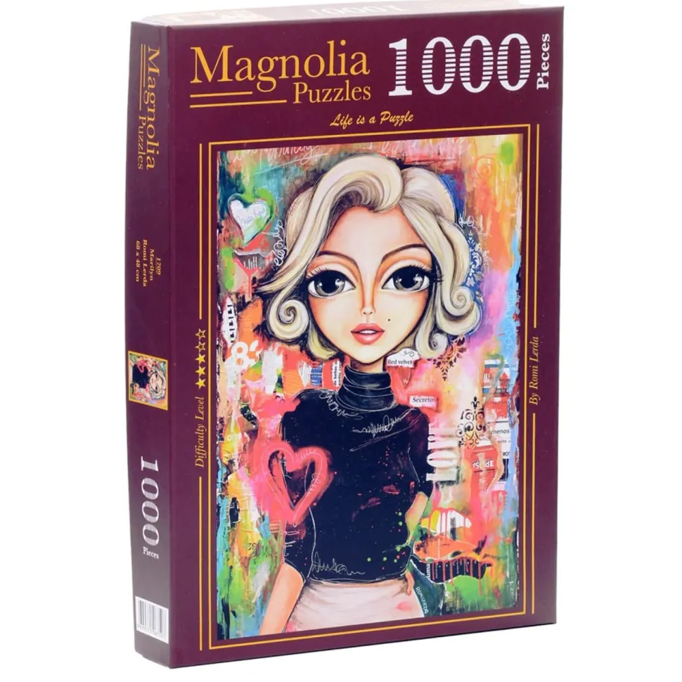 Puzzle 1000 pièces : Marilyn - Romi Lerda - Edition Spéciale - Magnolia