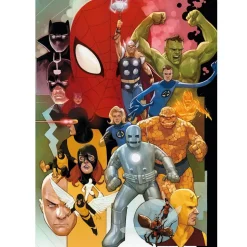 Puzzle 1000 pièces : Marvel 80 - Clementoni