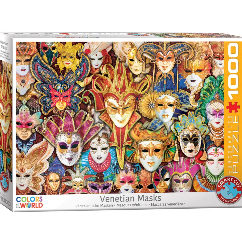 Puzzle 1000 pièces : Masques vénitiens - Eurographics