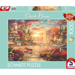 Puzzle 1000 pièces : Matin calme sur le lac - Schmidt