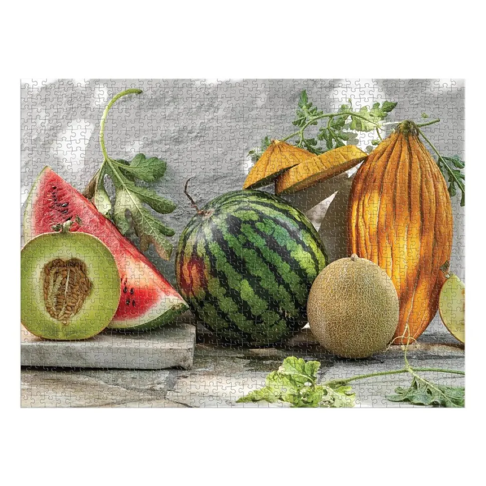 Puzzle 1000 pièces : Melons du jardin - Galison
