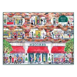 Puzzle 1000 pièces : Michael Storrings, Une journée à la librairie - Galison