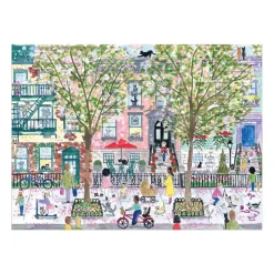 Puzzle 1000 pièces : Michael Storrings - Les chats dans la ville - Galison