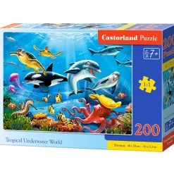Puzzle 200 pièces : Monde sous-marin tropical - Castorland