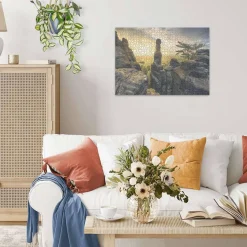 Puzzle 1000 pièces - Monolithe, Montagnes de grès de l'Elbe - Ravensburger