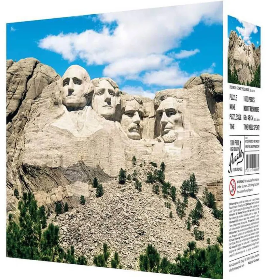 Puzzle 1000 pièces : Mont Rushmore - Kylskapspoesi