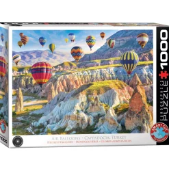 Puzzle 1000 pièces : Montgolfières au-dessus de la Cappadoce - Eurographics