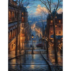 Puzzle 1000 pièces : Montmartre au printemps - Anatolian