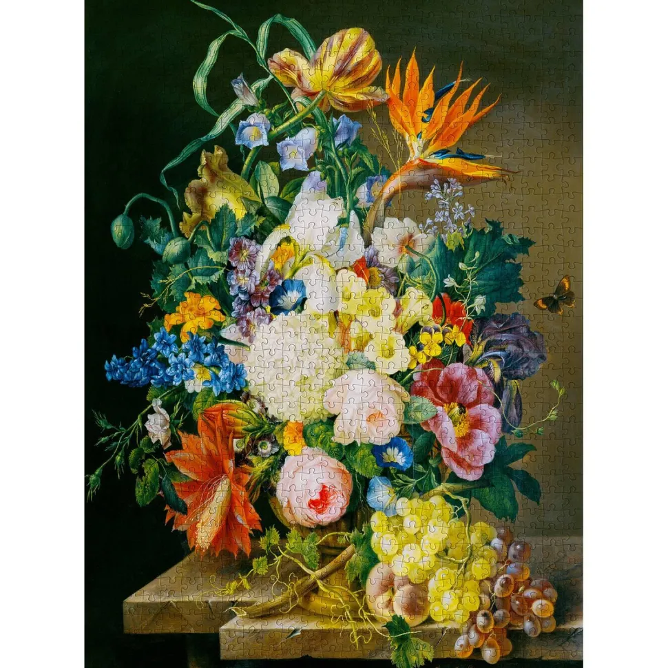 Puzzle 1000 Pièces : Morceau de Fleur - EnjoyPuzzle