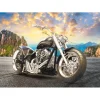 Puzzle 500 pièces : Moto noire - Trefl