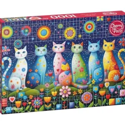 Puzzle 1000 pièces : Moustaches mignonnes - CherryPazzi