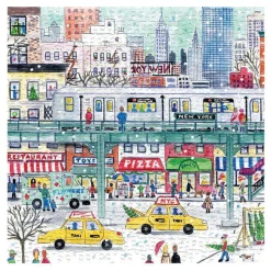 Puzzle 500 pièces : Métro de New-York, Michael Storrings - Galison