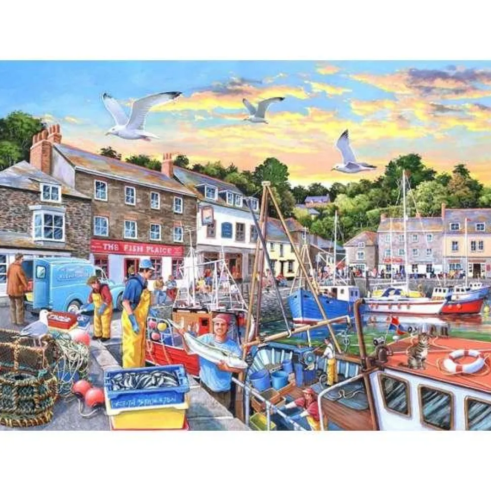 Puzzle 1000 pièces : N° 26 - Le chat du jour - The House Of Puzzle