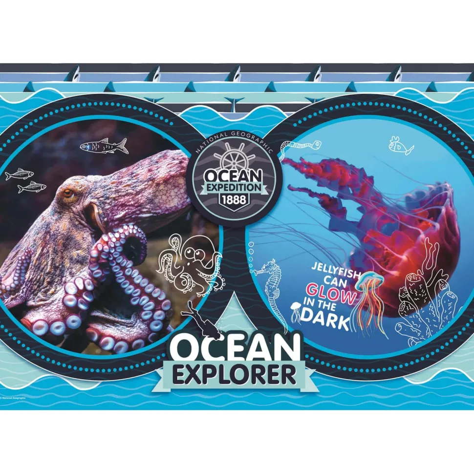 Puzzle 180 pièces : National Geographic Kids : Océan - Clementoni