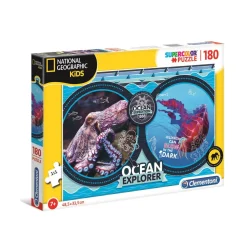 Puzzle 180 pièces : National Geographic Kids : Océan - Clementoni
