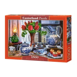 Puzzle 1500 pièces : Nature morte avec des Tulipes - Castorland