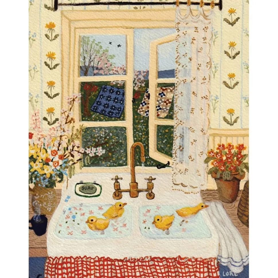 Puzzle 1000 pièces : Ne m'oublie pas - Printemps - New York Puzzle Company