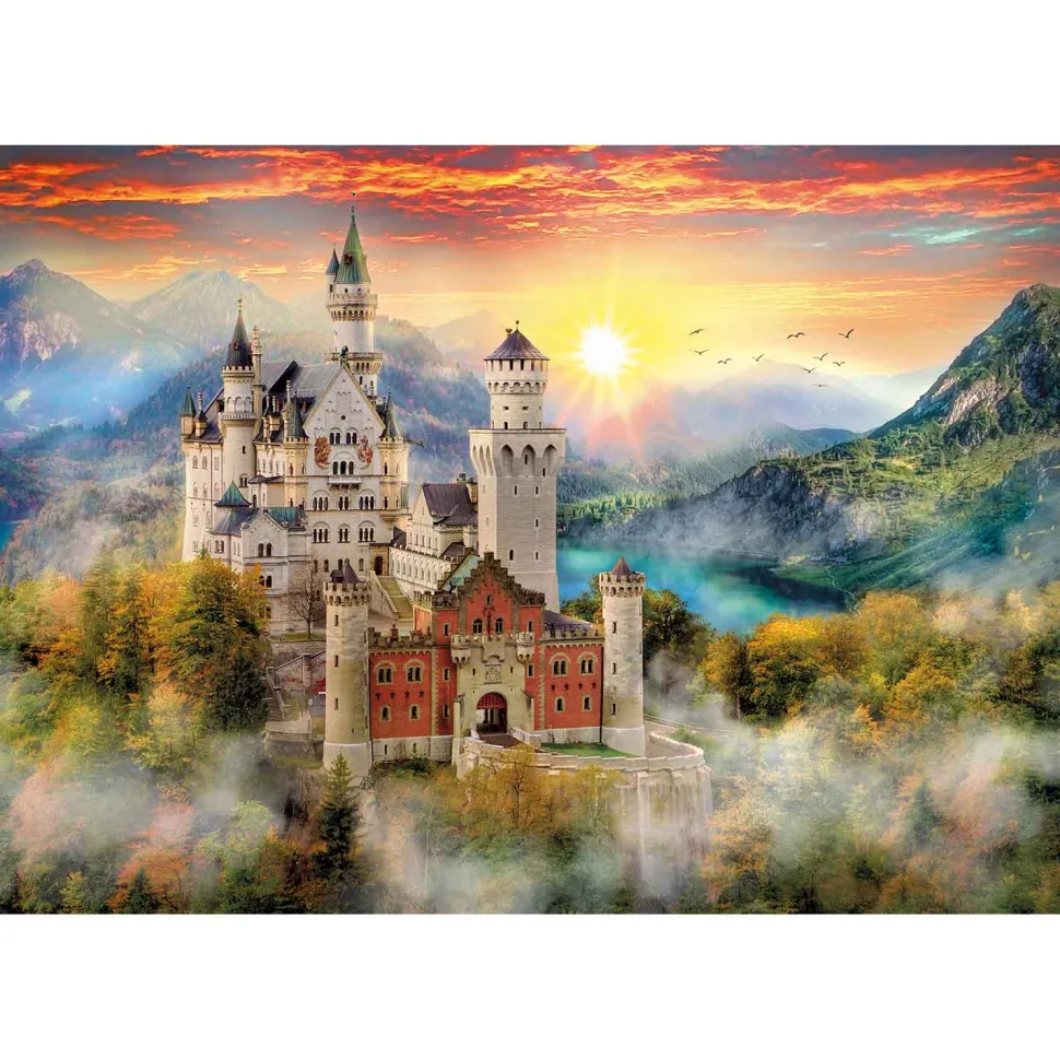 Puzzle 2000 pièces : Neuschwanstein - Clementoni