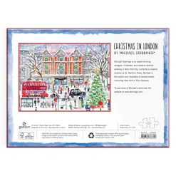 Puzzle 1000 pièces : Noël à Londres, Michael Storrings - Galison
