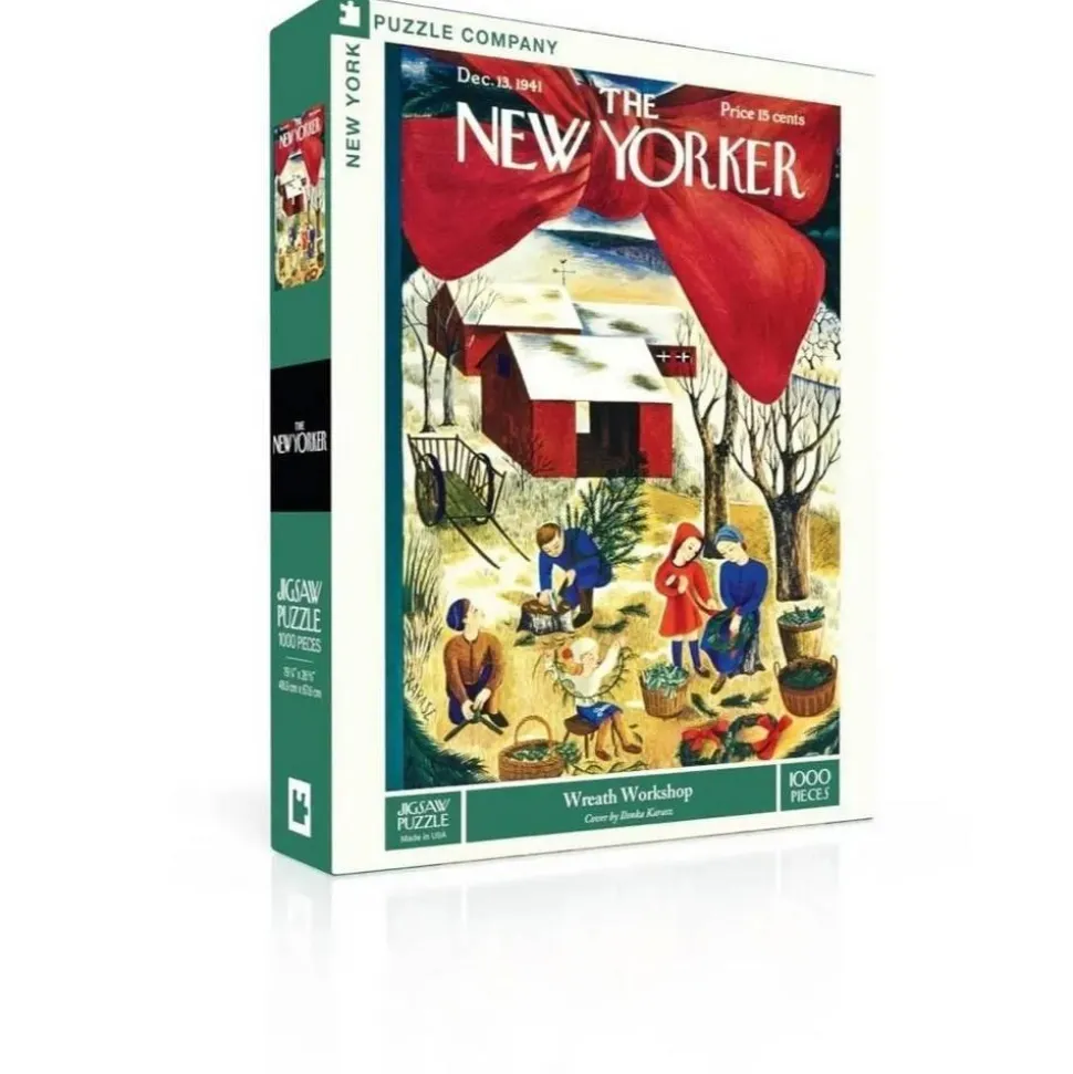 Puzzle 1000 pièces : Noël en perspective - New York Puzzle Company