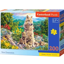 Puzzle 200 pièces : Nouvelle génération - Castorland