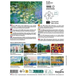 Puzzle 1000 pièces : Nymphéas - Claude Monet - Sentosphère