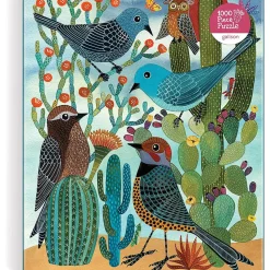 Puzzle 1000 pièces : Oiseaux amis du désert - Galison