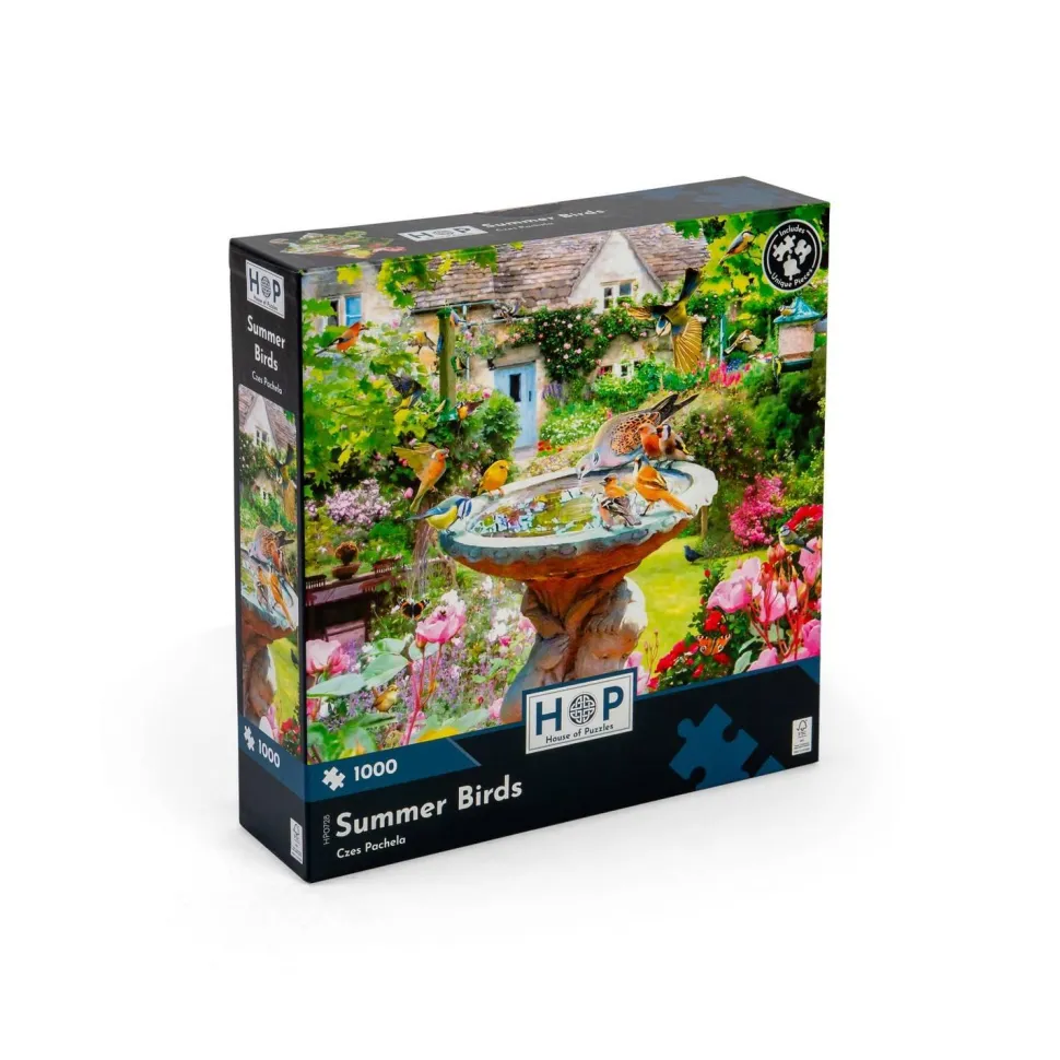 Puzzle 1000 pièces : Oiseaux d'été - The House Of Puzzle
