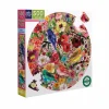 Puzzle 500 pièces : Oiseaux et fleurs - Eeboo